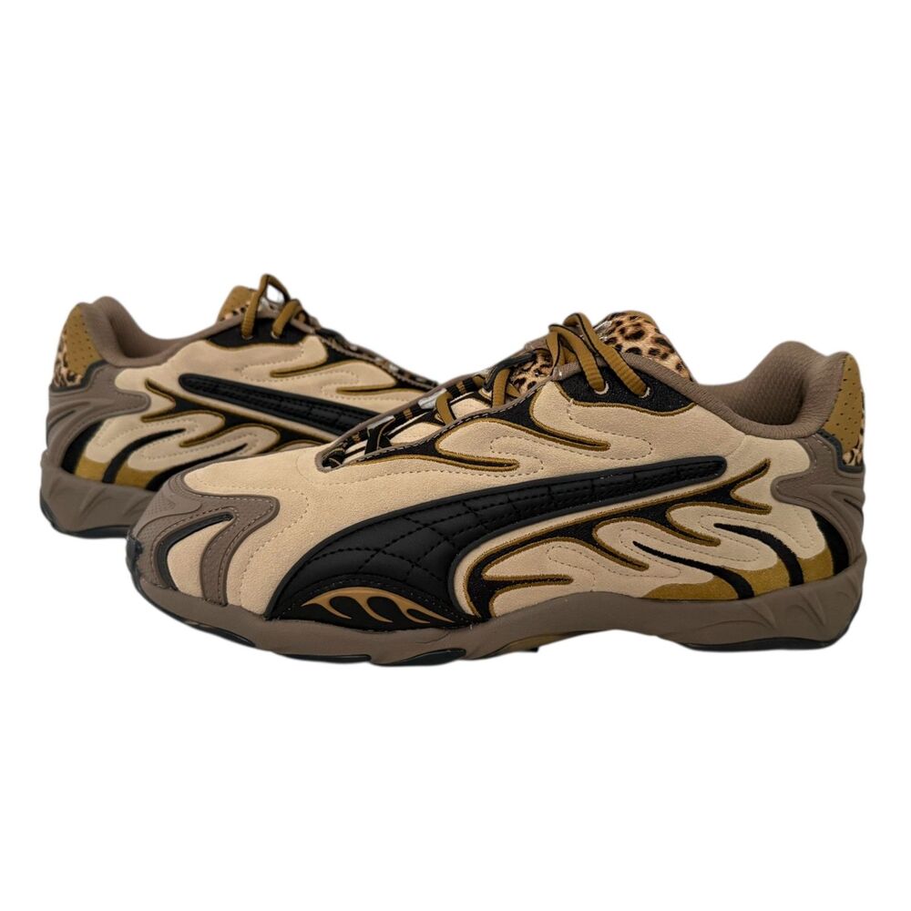 PUMA Asap Rocky X Inhale Leopard Beige Sneakers 405579-01 Men Size 10.5 New